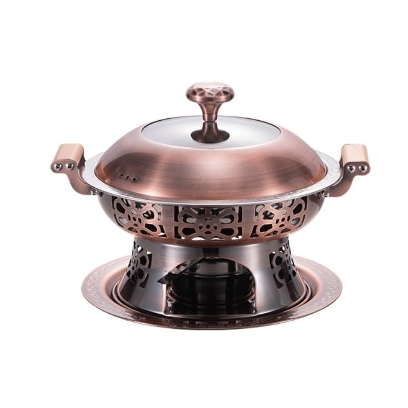 Scaldavivande for Buffet Tondo in Acciaio Inox