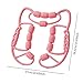 predolo Legs Roller for Legs Cellulite Roller Manual Deep Tissue Massage Tool Equipment for Shoulder Calf Thigh Arm Indoor, Pink