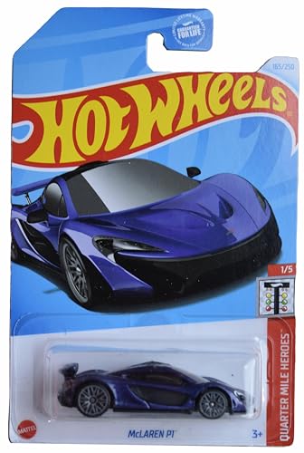 Hot Wheels McLaren P1 Quarter Mile Heroes 1/5 Purple miniatura 1