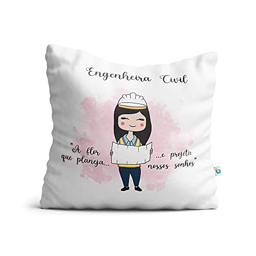 Almofada personalizada feminina - Engenheira civil