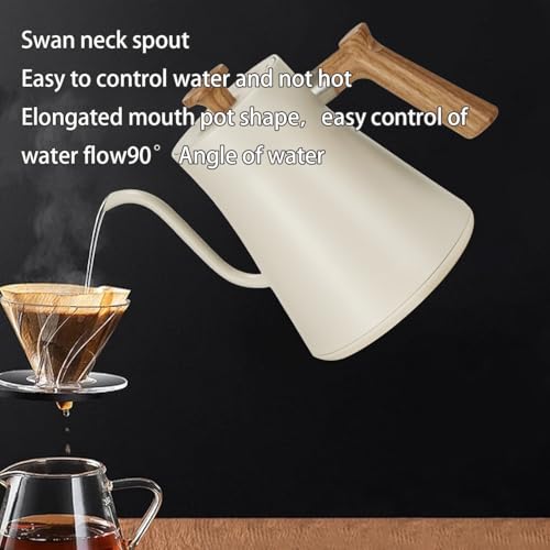 Hervidor Eléctrico Cuello de Cisne 0.9L Blanco miniatura 4