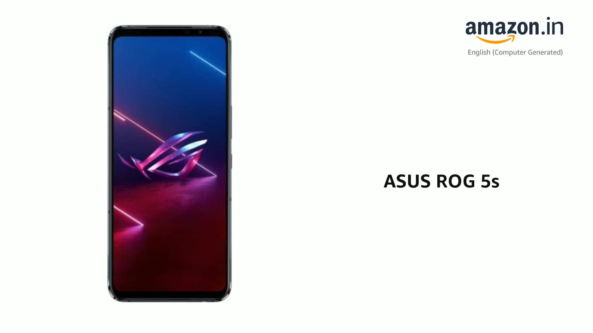 Refurbished) ASUS ROG 5s (Phantom Black,8GB RAM, 128GB