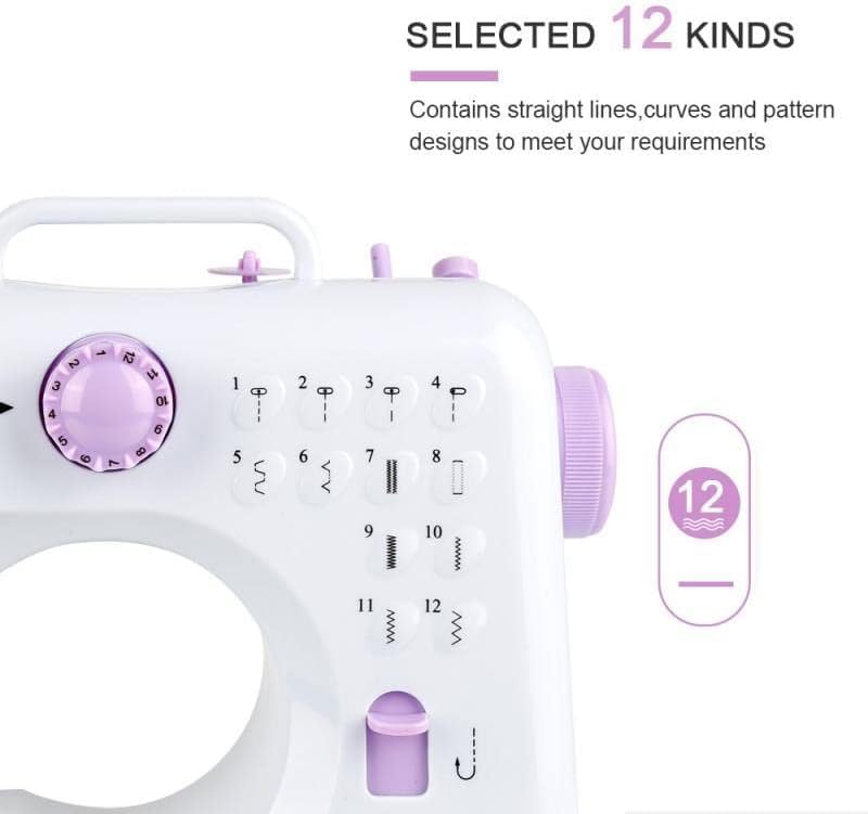 Elektrische naaimachine Draagbare Mini dubbele draad borduurnaaimachine Huishoudelijke naaiaccessoires - Image 7