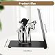 Unleash The Force with Master Yoda Metal Bookends: Double-Sided Yoda Design, a Unique and Thoughtful Gift for Star Wars Aficionados (Black)
