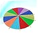 KITANDOVE Play Parachute Rainbow Umbrella Outdoor Activity Parachute for Kindergarten Early Education Group Exercise Party Games Colors