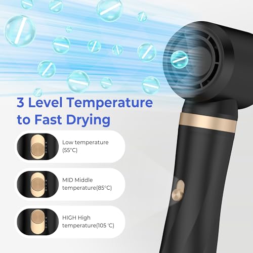 UMIGA Cepillo de Aire Caliente 5 en 1 Moldeador Multifunción de 1000W con Ajuste de Temperatura 4