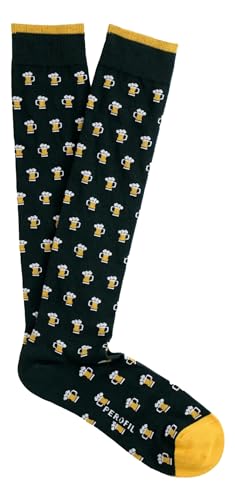 Chaussettes hiver en coton chaud bière verte, le cadeau idéal et original