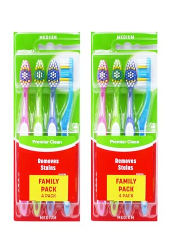 Image of CoIgates Premier Clean Toothbrush Medium | 8 Pack
