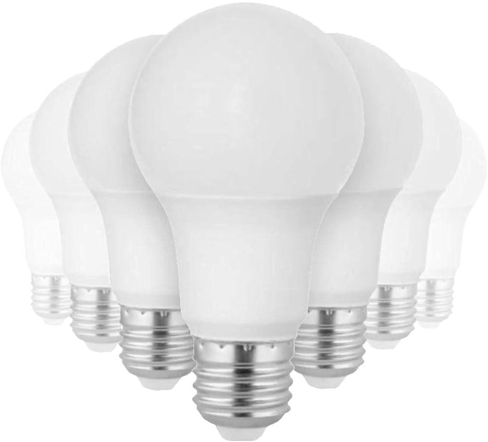 Satco 11411-9.5W A19 LED 5000K Medium base 220 deg. beam spread 10-Pack A19 A Line Pear LED Light Bulb