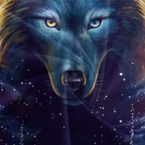 Housse de couette loup 3D respirante et parure de lit single douce