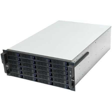Amazon.com: Norco 4U Rack Mount 24 x Hot-Swappable SATA/SAS 6G Drive ...