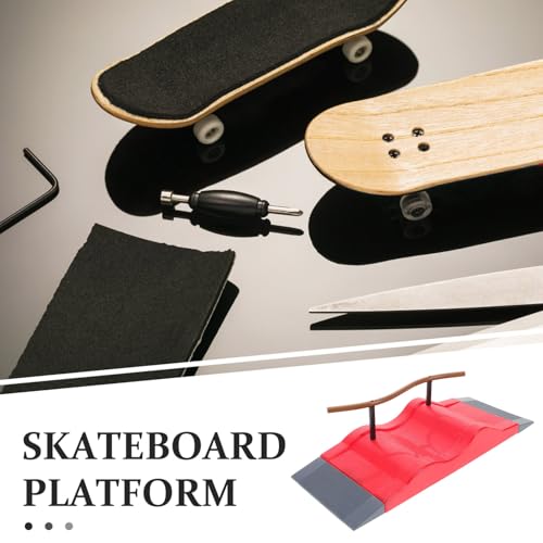 UPKOCH Finger Skateboard Accessory Toy Reusable Plastic Ideal for Home Decor Party Games