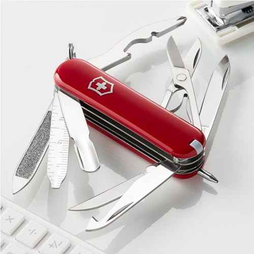 Victorinox Canivete Swiss Army Minichamp, vermelho, 58 mm