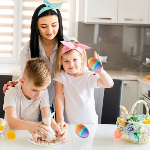 4 Stück Ostern Geschenke Kinder, Ostereier Radiergummis, Ostergeschenke Teenager, Oster Geschenke, kleine Ostergeschenke für Kinder, Radiergummi Deko Bunt für Ostern Kinder, Mitgebselradiergummi