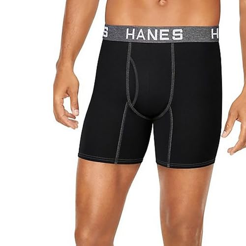 Hanes Men's Comfort Flex Fit Ultra Lightweight Mesh Boxer Briefs, 4-Pack