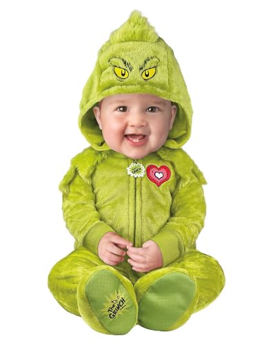 Disfraz Baby Grinch Dr. Seuss con Capucha 18-24 Meses miniatura 1