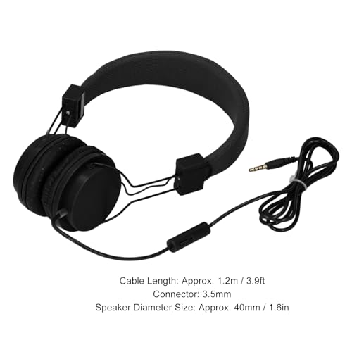 Audífonos con micrófono cable 3.5mm ajustable plegable miniatura 7