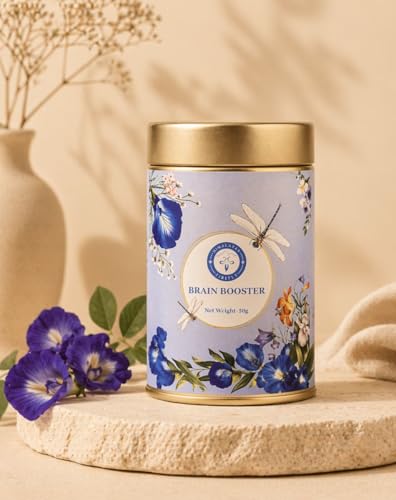 Image of Himalayan Firefly Pure Blue Pea Tea | Organic Herbal Caffeine Free Floral Infusion | Whole Dried Butterfly Pea Flowers For Daily Beverage Preparation | Botanical Drink Blend For Home Office Use | 100g