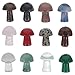 PAREKS 60 pcs Crystal Stone Mushroom Mini pots Bulk Flower pots Flower pots Bulk Cute Mushroom Tiny mushoom Mushroom Ornament Decor Colorful Mushroom Charms Small Crystal Crafts agate/2620