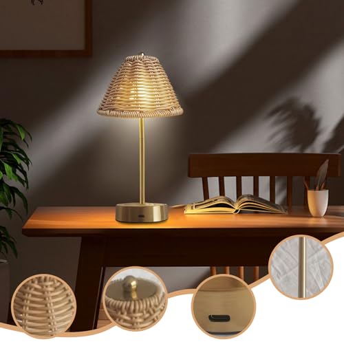 Lampe de table sans fil portable pour lecture et chambre - 3