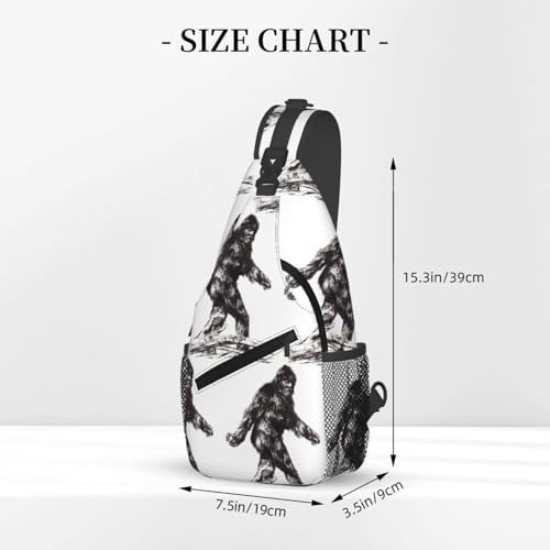 Sasquatch Fashionable And Portable Men'S Casual Cross Chest Bag3