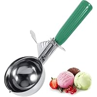 Cuillère à Glace Nikou - Acier Inoxydable, Poignée Levier, 9 Tailles Au Choix - Pour Maison, Restaurant, Café