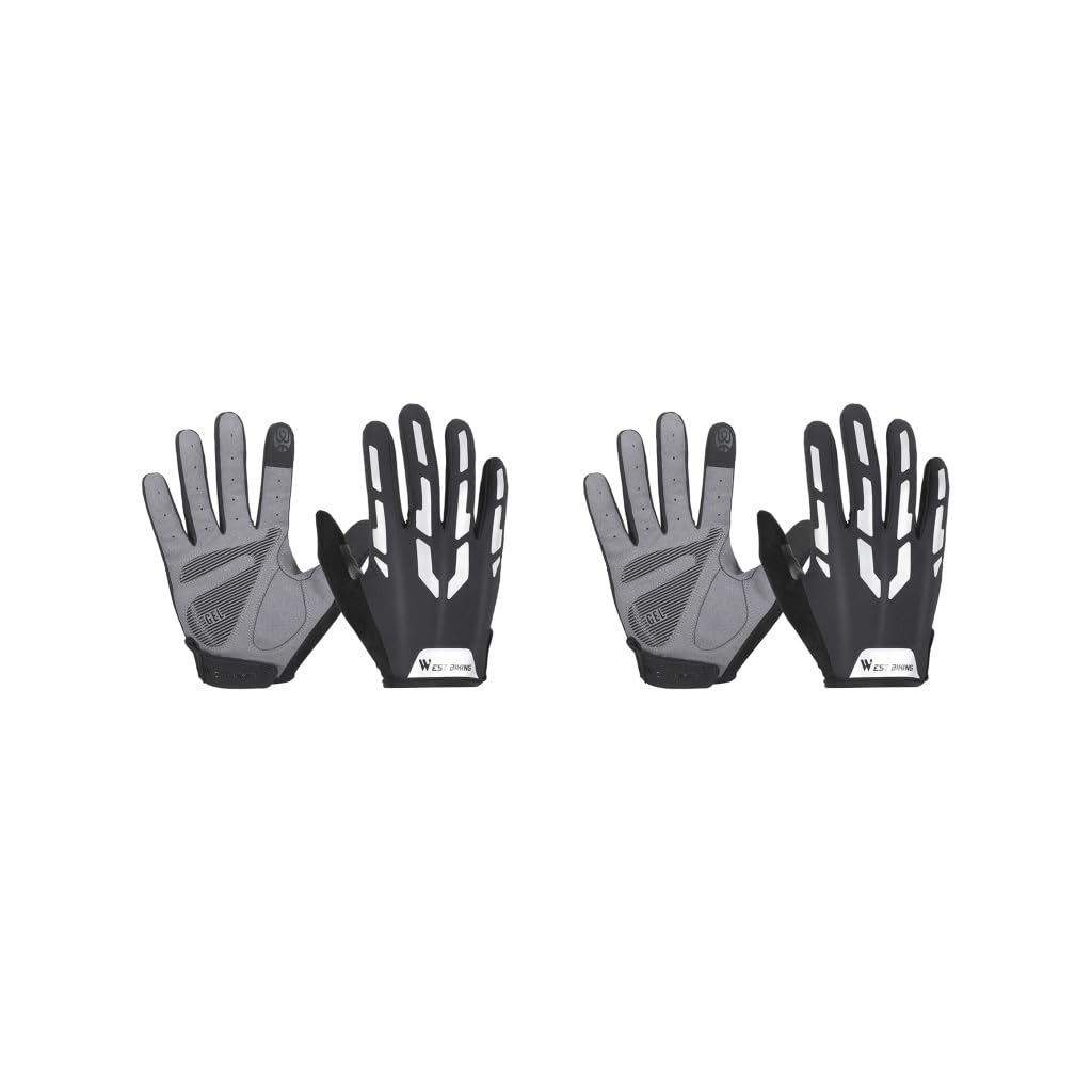 Unisex Ciclismo Caccia Vela Bicicletta Touchscreen Guanti Gel Imbottito L