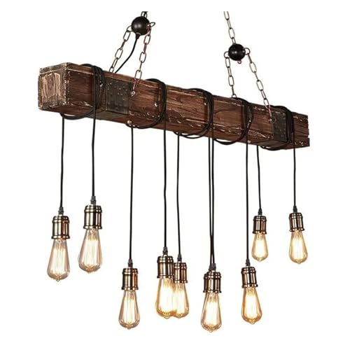 Lustre en bois vintage créez une ambiance bistrot au salon