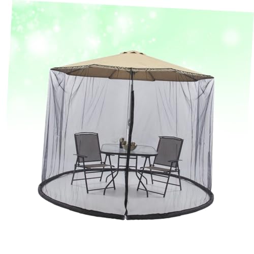 Housse de parasol protection solaire et anti-moustique facile à installer - 5