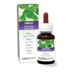 Ginkgo (Ginkgo biloba) hojas Tintura Madre sin alcohol Naturalma - Extracto líquido gotas 60 ml - Complemento alimenticio - Vegano