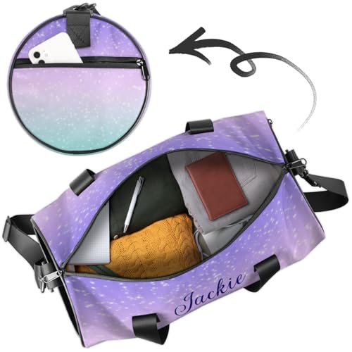 Bardic Personalized Dance Bag Gym Bag for Girl Custom Duffel Overnight Bag Travel Duffel Bag Customized Sports Gym Bag Duffel Bag for Kids Gifts - DANCE4