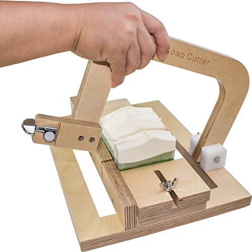 Hepgodin QZ01 Wooden Soap Cutter For Soap Making Supplies Adjustable Wire Slicer Cutting Tool Handmade thumb #4
