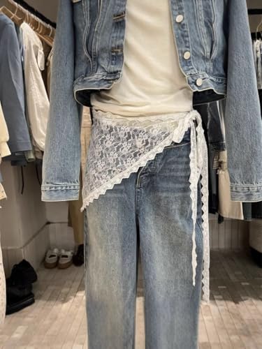 Beach Cover Up Boho Waist Chain Aesthetic Sheer Belt Summer Mesh Coastal Granddaughter Y2k Accessories2