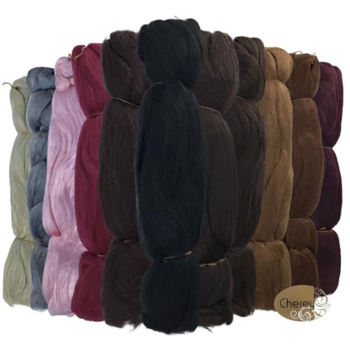 Super Jumbo Cabelo Para Tranças Box Braid Nagô Dread Twist Cherey Pacote 390 Gramas 60 cm Cor:Roxo