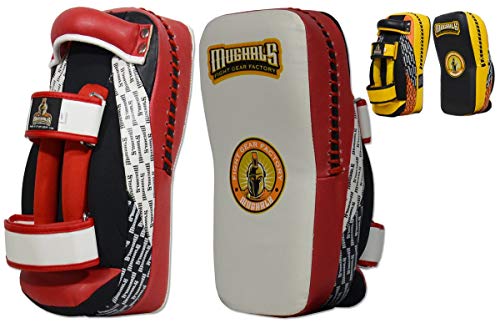 Ring to Cage MUGHALS MiM-Foam Curved Muay Thai Kicking Pad (Red/Black)