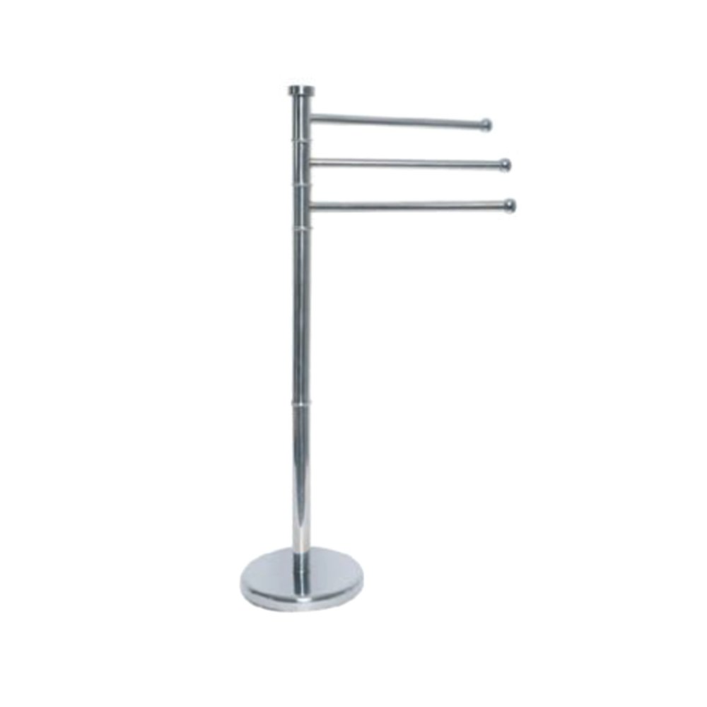 Lampadaire porte-serviettes à poser King Collection P1592246 avec 3 bras