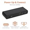 Amazon Basics Thunderbolt 4 Pro Docking Station, Dual 4K Monitor Support, 8K Display, 2xTBT4, 1xHDMI2.1, 3xUSB A 3.1, RJ45 Ethernet, Black, 7.86 x 2.95 x 1.23 inches