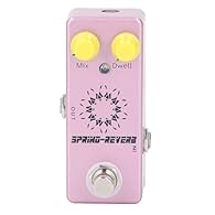 SOUND QUALITY: Spring Reverb Effect Pedal delivers rich, immersive spring reverb tones that add depth and character to your guitar playing. for creating vintageinspired- sounds or enhancing modern performances with a touch of classic reverb. CONSTRUC...