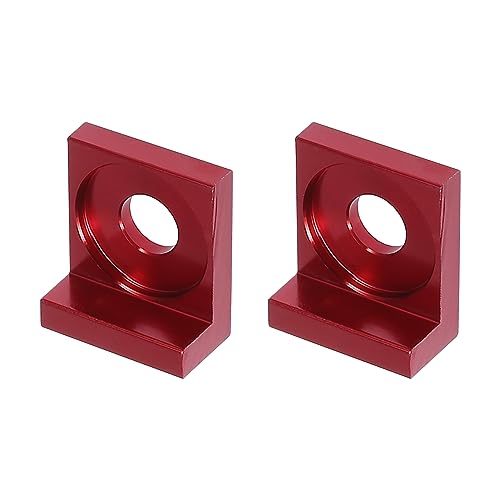 Tendeur de chaîne de moto en aluminium rouge avec alésage de 12 mm pour axe de roue arrière