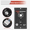 400W AC 220V Motor Speed Controller,Motor Speed Pinpoint Regulator Controller Forward & Backward for Packaging, Printing, Food, Electronics, Instrumentation,Clothing Industry Production Line