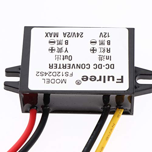 figatia 9-22V a 24V 2A 48W DC-DC Conversor Step Up Boost Módulo Fonte de Alimentação Do Carro