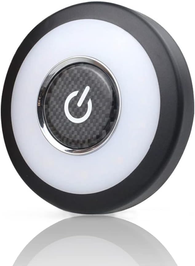 MAKINGTEC Car Interior Dome Light, Trunk Cargo Area Light, USB Rechargeable LED Car Light, 12V Bright Multi-Function Wall Light, Stick on Push Lamps for Vehicle RV Camping Bedroom Cabinet (3 Colors)