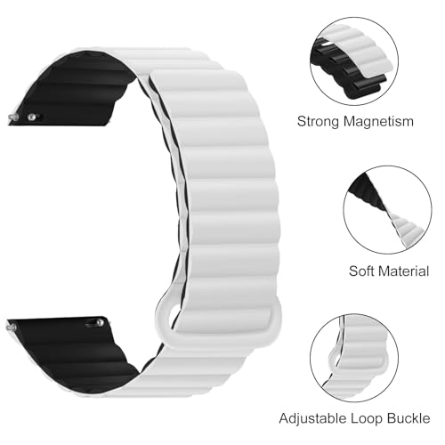 Correa de silicona magnética para Garmin 20mm miniatura 2