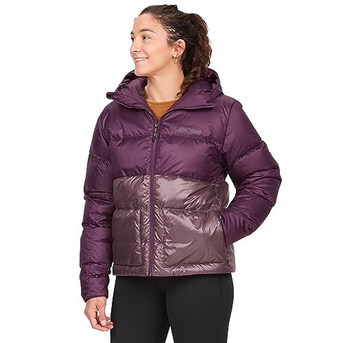 MARMOT Women's Guides Down Puffer Jacket with Hood, 700-fill