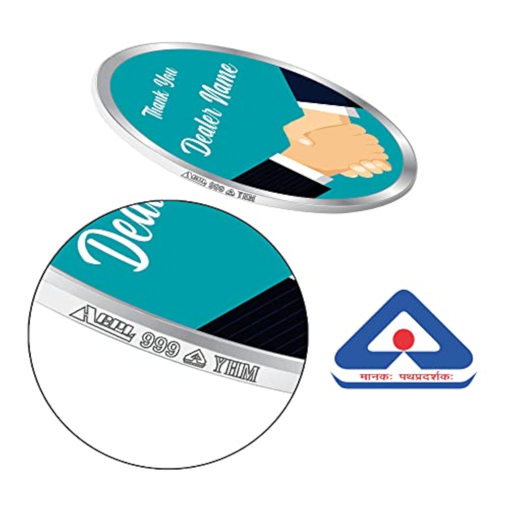 Personalised BIS Hallmarked Silver Coin, Perfect for Gifting