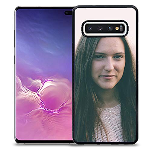 Fundas de móvil Samsung S10 Personalizadas con Fotos y Texto | Fundas Negras con los Laterales Flexibles para el Samsung Galaxy S10