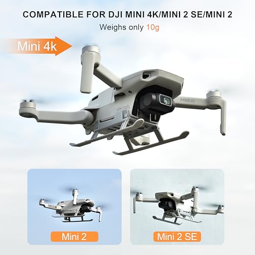 STARTRC Mini 2 SE Mini 4k Landing Gear Leg Foldable Extended Kit for DJI Mini 2 SE/Mini 4k/Mini 2/Mavic Mini Drone Accessories (Not Including Drone)