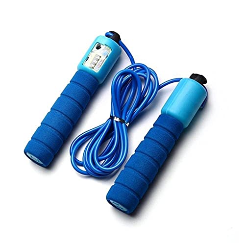 Corda de Pular com Contador de Giros para Adultos e Crianças, Colorida, Comprimento de 2,3m, Produzi