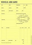 Vehicle Service Repair Job Work Card Record Sheet for Car Service Centres (50)