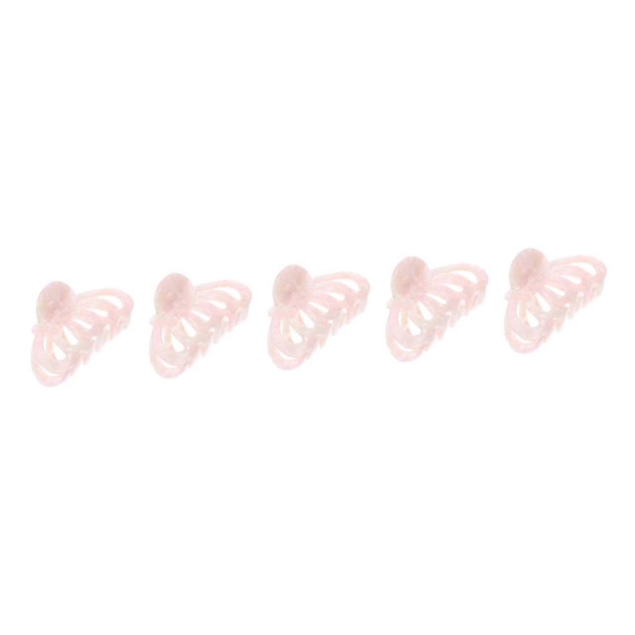 minkissy 5piezas Clip De Pelo Bohemio De Acetato Para Mujeres Pinza De Agarre Floral Para Peinados Elegantes Accesorios De Moda Para Fiestas y Uso Diario